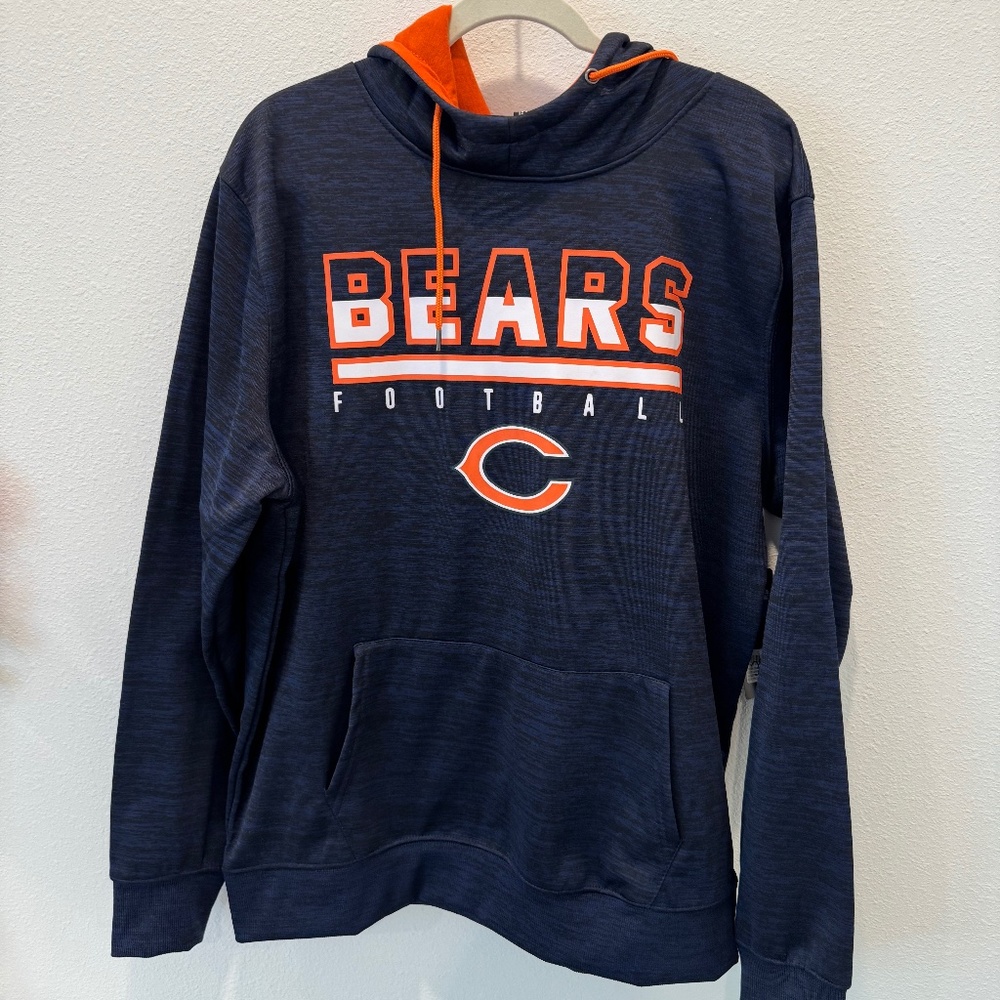 NFL TEAM APPAREL Men’s Chicago Bears Football Pullover Hoodie Size XL NWT